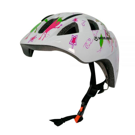 CASCO CICLISMO Y PATINAJE NIÑA WIN MAX BLANCO