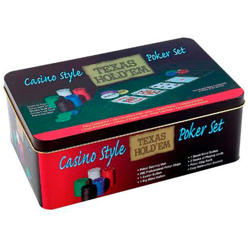 CASINO STYLE SET DE POKER