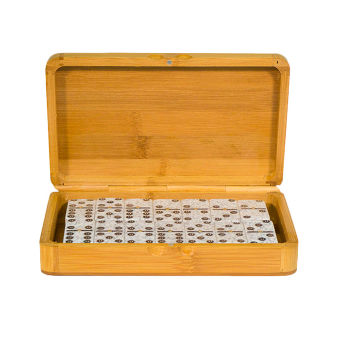 DOMINO SET DE LUJO CAJA DE MADERA