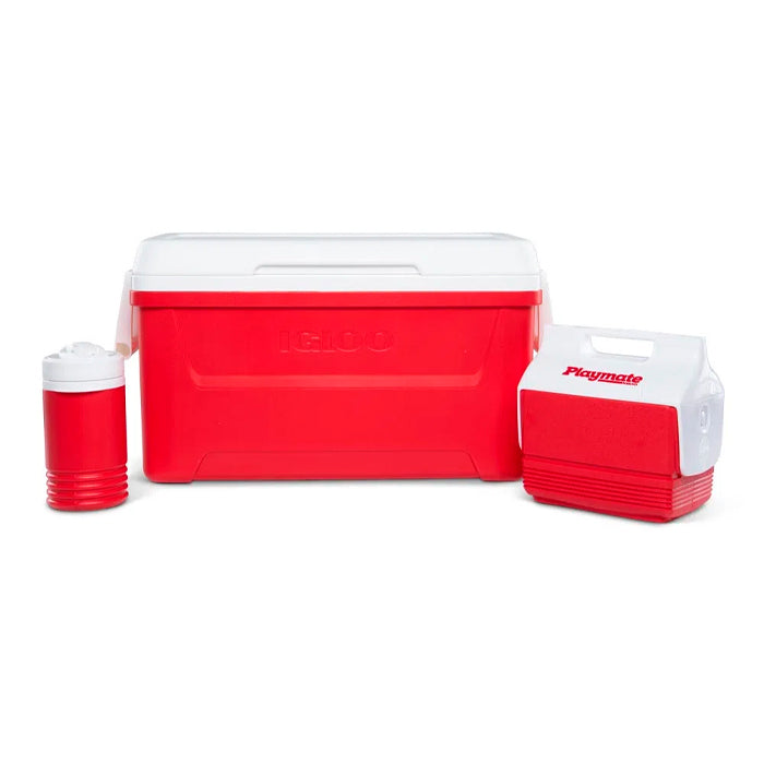 NEVERA IGLOO COOLER COMBO 48 QT LAGUNA ROJO