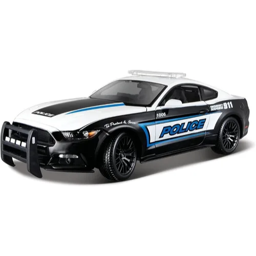 CARRO FORD MUSTANG POLICE 2015 A ESCALA 1:18