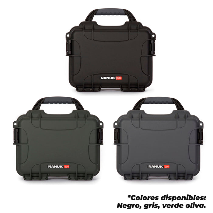 ESTUCHE RÍGIDO NANUK 904 IMPERMEABLE