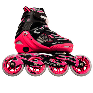 PATINES ROLLER POINTS STRONG FUCSIA