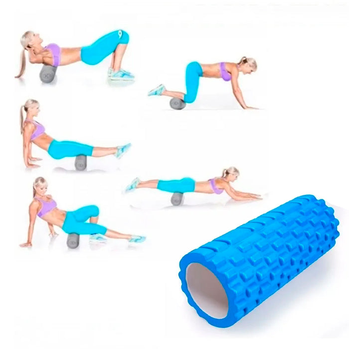 GRACIAS Juego de ruedas de yoga para aliviar el dolor de espalda, rueda  deportiva fuerte y cómoda, estirador muscular con acolchado de espuma para